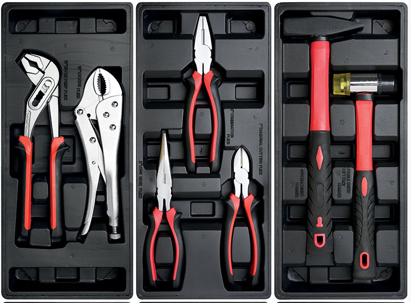 Carrello portautensili ROSSO Fermec Bgs 7 cassetti 197 utensili BGS 4074