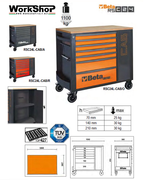 Carrello Beta RSC24L-CAB