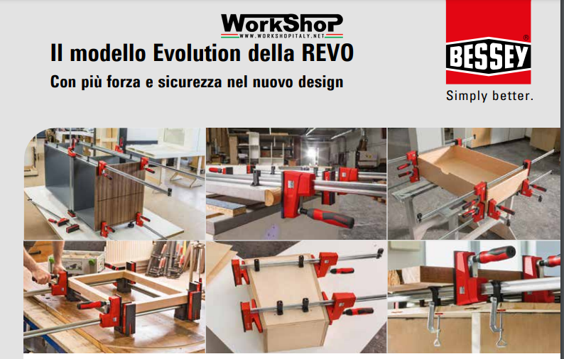 Strettoi manuali Bessey REVO KRE