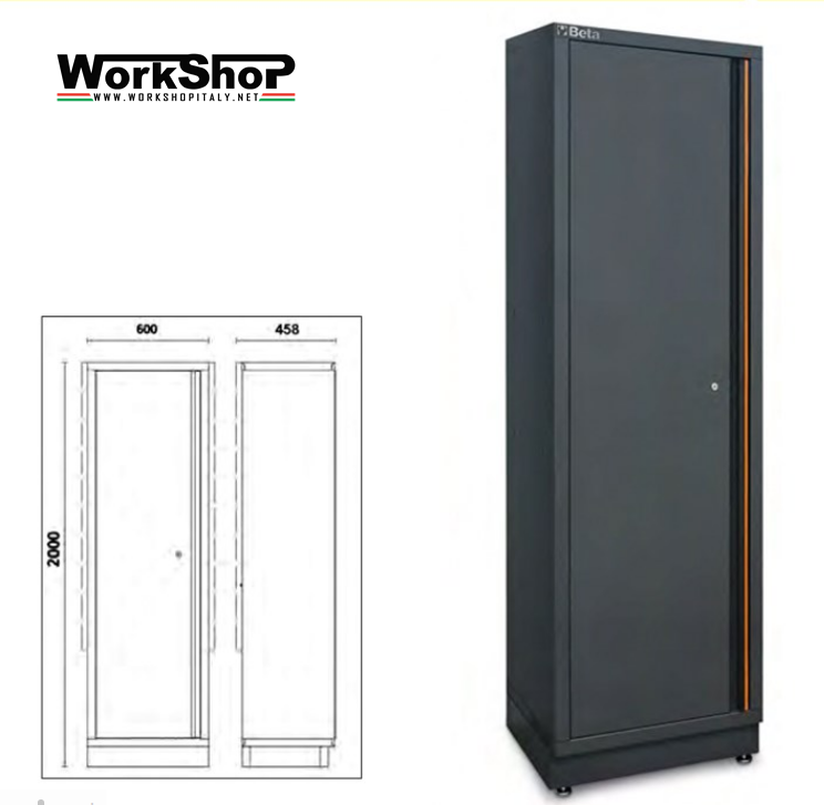 Armadio in lamiera a 1 anta per arredo officina Beta C45PRO A1