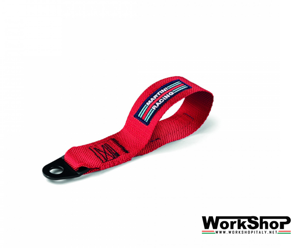 Gancio traino Sparco con patch Martini Racing ricamata