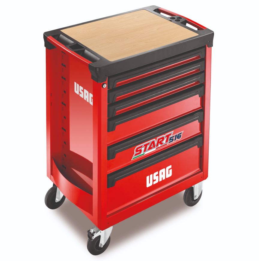 PIANO DI LAVORO IN LEGNO per carrello Usag 516 AC9