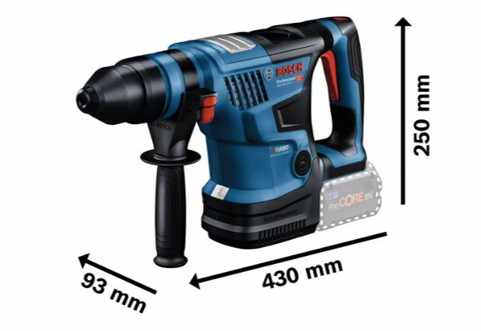 Martello perforatore BITURBO SDS plus Bosch GBH 18V-34 CF Professional