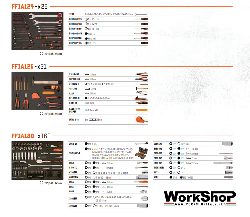Carrello portautensili Bahco 7 cassetti Nero Black Edition completo di 216 utensili STORAGE HUB