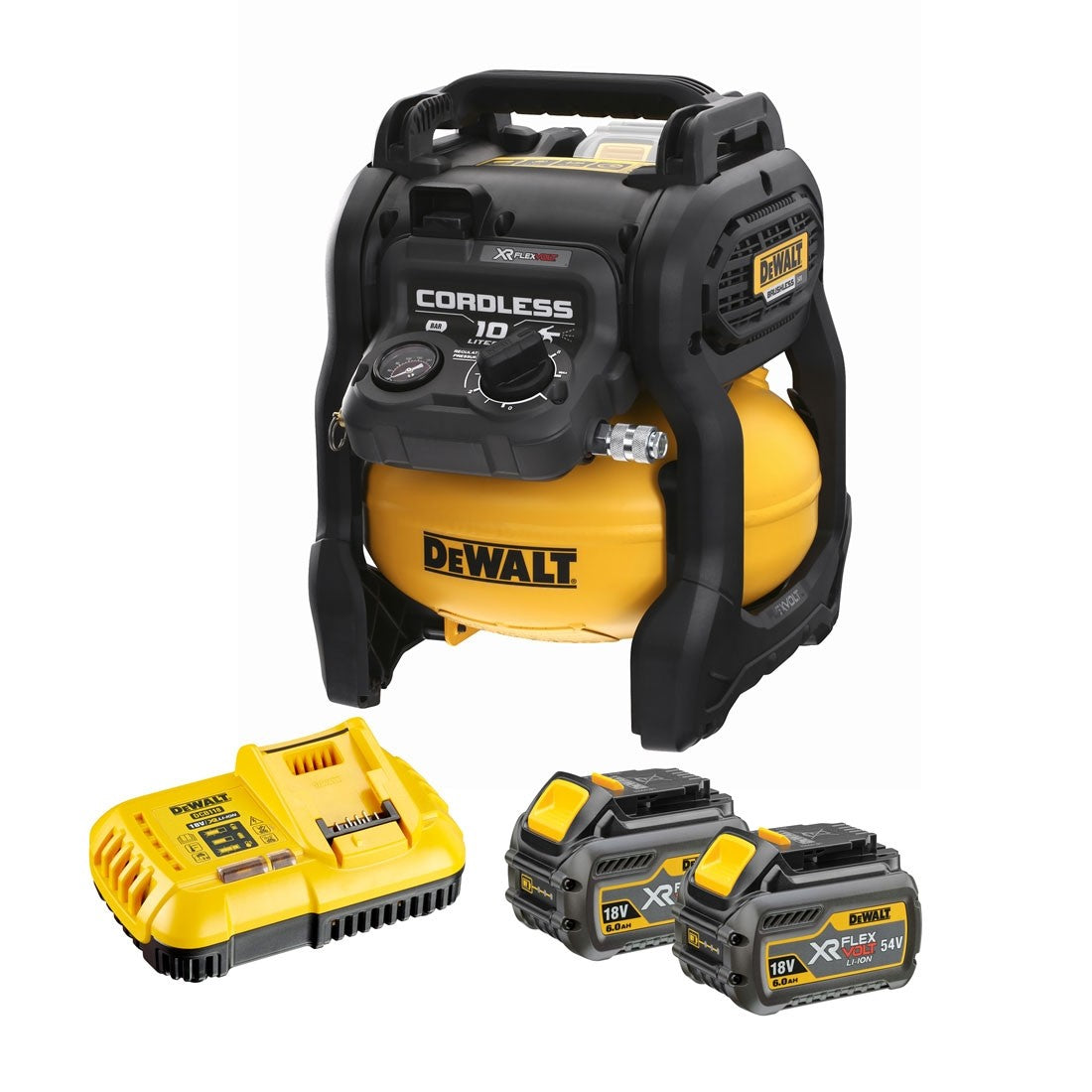 Compressore cordless 54V DeWalt 0,4 Hp 9,5 lt DCC1054T2-QW
