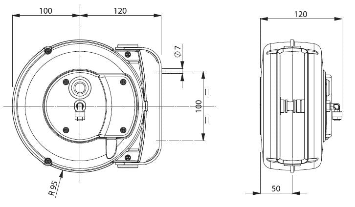 Mini avvolgitore automatico 6,5mt. Zeca 9100/6