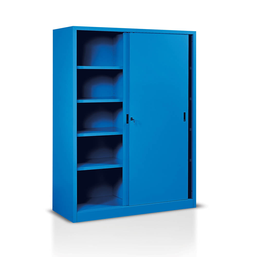 Armadio ante scorrevoli a 4+4 piani regolabili - mm.1500x600x2000 Tecnotelai E369