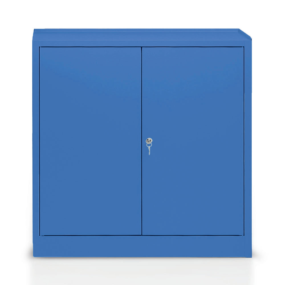 Armadietto ante battenti a 2 piani regolabili mm.1000x400x1000 Tecnotelai E377