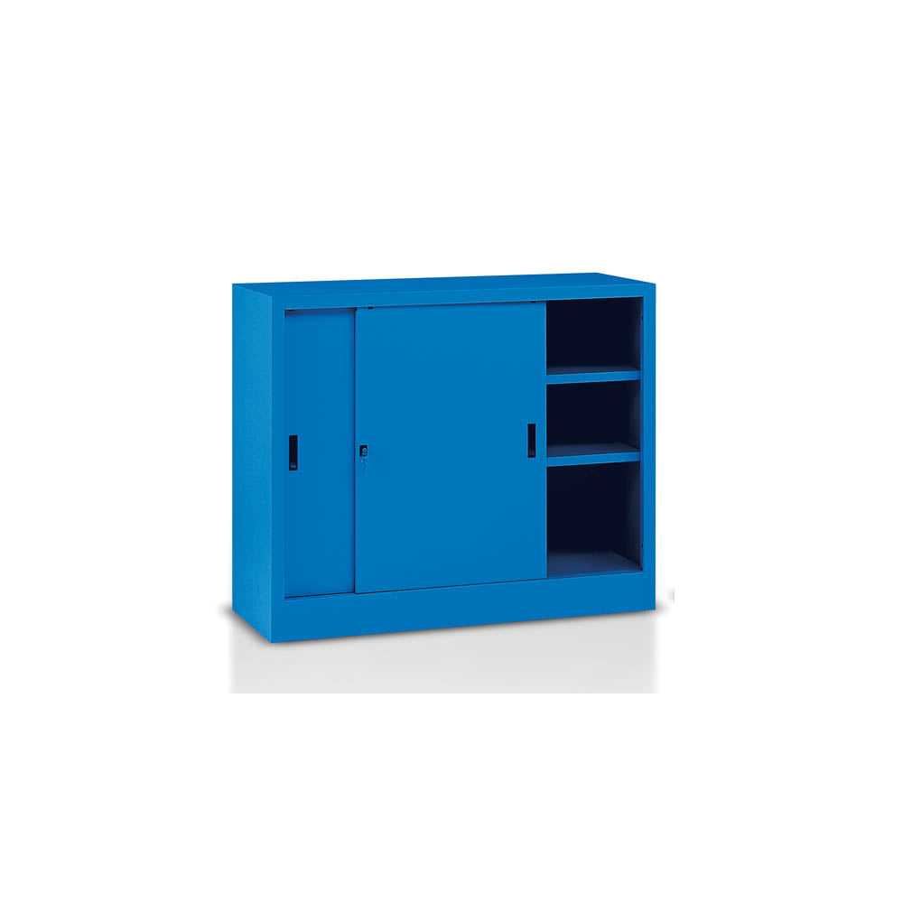 Armadietto ante scorrevoli e 2 piani regolabili mm.1200x500x1000 Tecnotelai E380