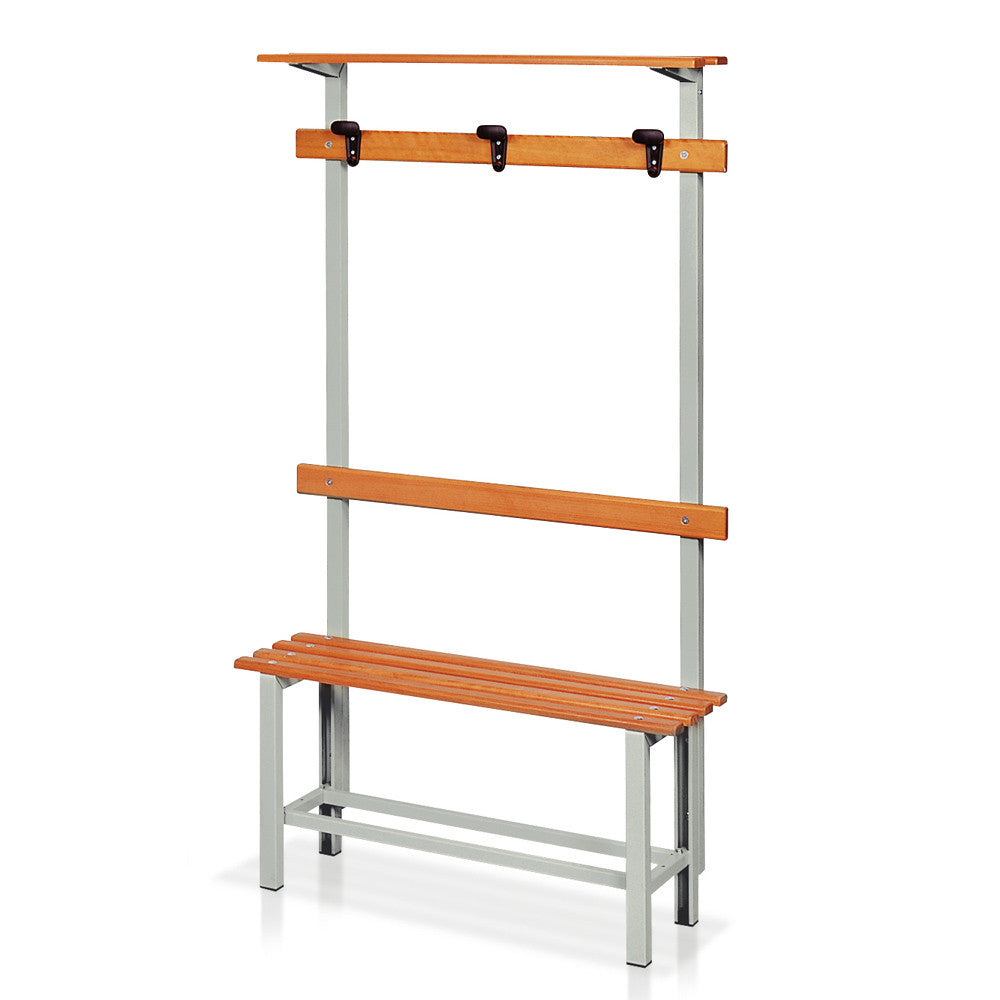 Panca spogliatoio con seduta Tecnotelai doghe legno