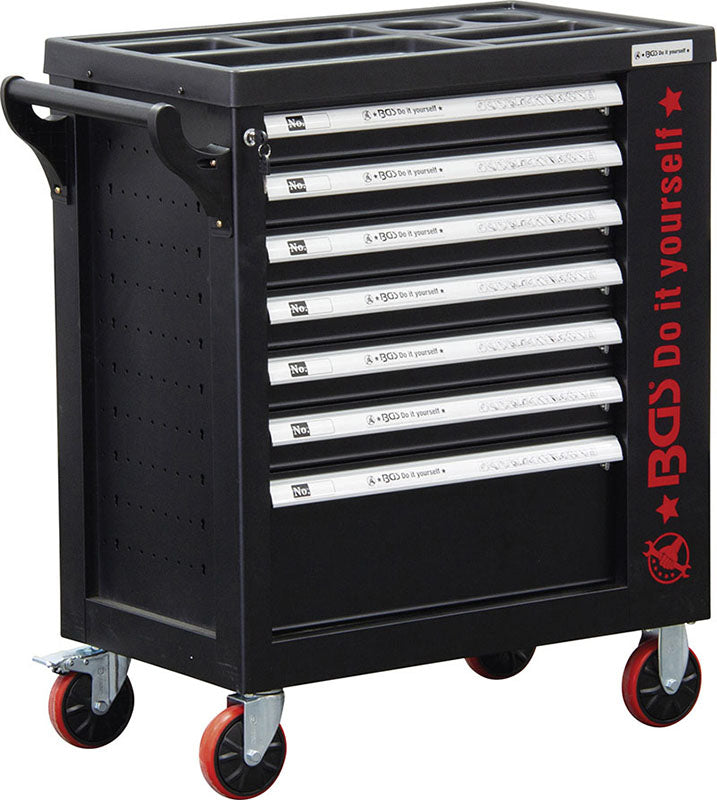 CARRELLO PORTAUT.7 CASSETTI NERO,172 UTENSILI FM8506