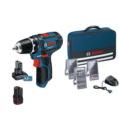 Trapano avvitatore Bosch GSR 12 V-15 professional 1x 2ah + 1x 4ah Promo