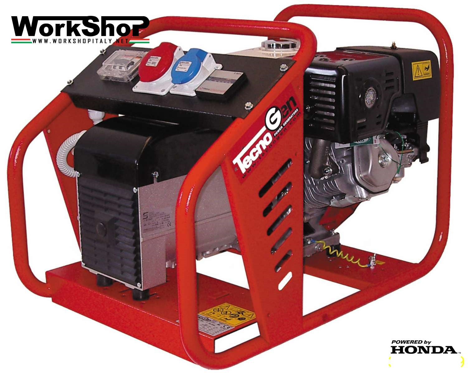 Generatore TecnoGen 400V COMPACT H8000T Honda Powered AVR