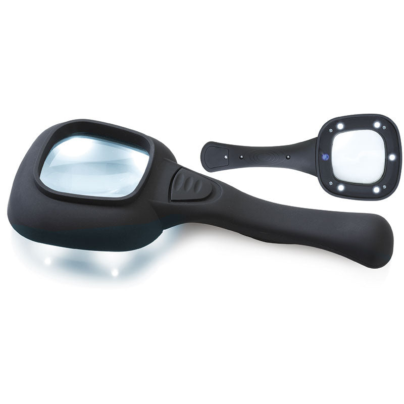 Lente ingrandimento 50x50 con LED Fervi L006