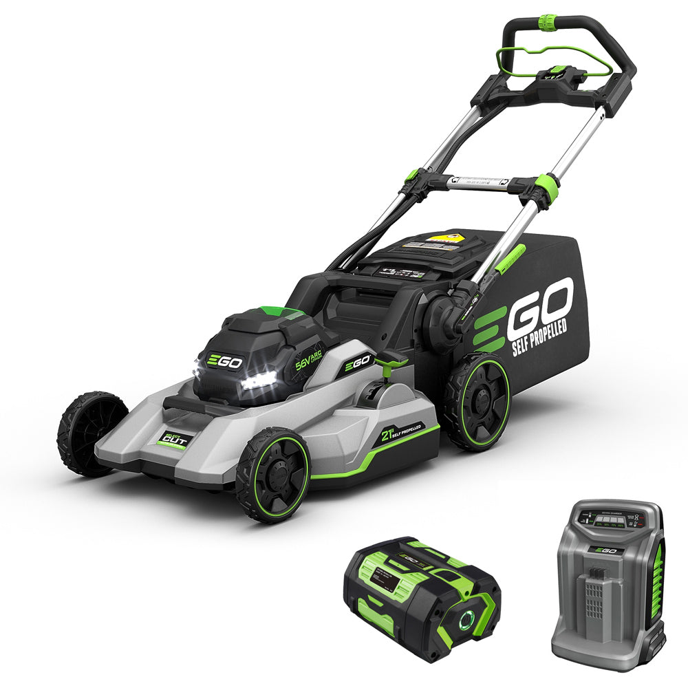 Rasaerba semovente a batteria 56 volts LM2135E-SP 7,5AH Set + Kit Mulching Omaggio