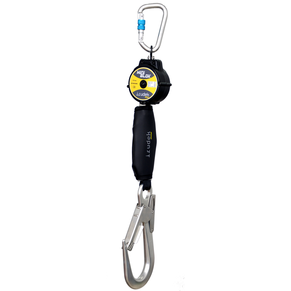 Cordino con recupero automatico IRUDEK MINIBLOK H 2mt.