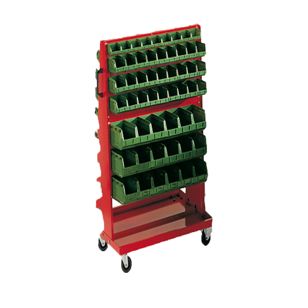 Carrello portacontenitori 18+54+36 contenitori Tecnotelai 1010x690x1300