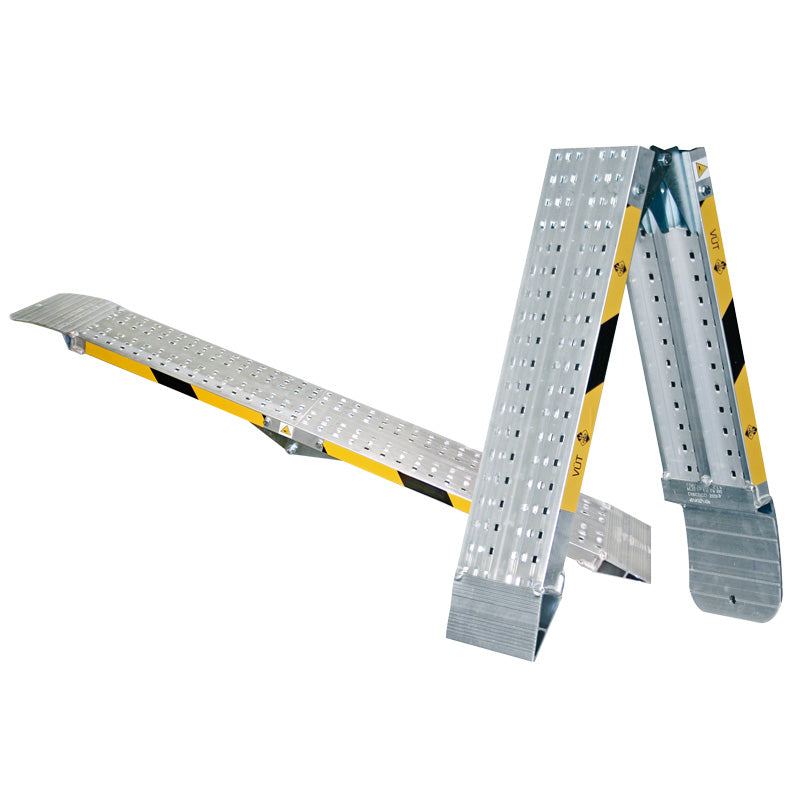 Rampe da carico alluminio FISSA o PIEGHEVOLE da 1,5mt. a 3mt.
