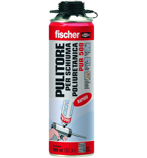 Limpiador de espuma poliuretano y pistola Fischer PUR 500