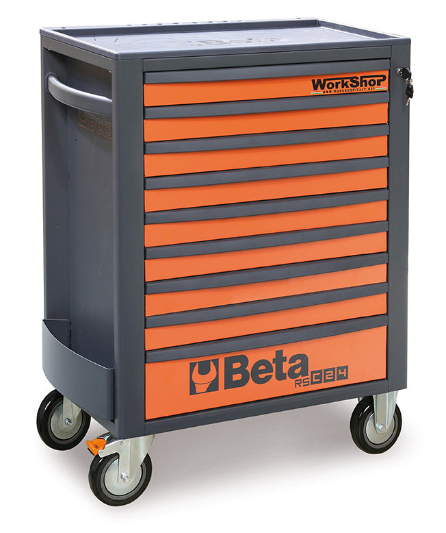 Carrello RSC24 9 cassetti Beta + Allestimento 406 Utensili in termoformato morbido