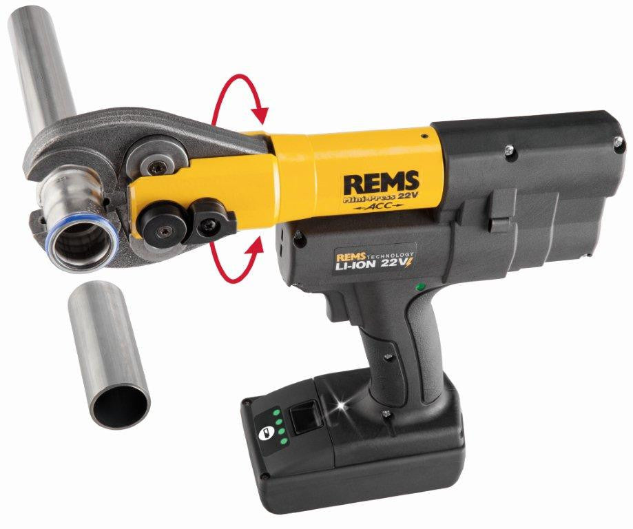 Pressatrice REMS Mini-Press 22 V ACC Li-ion Basic Pack