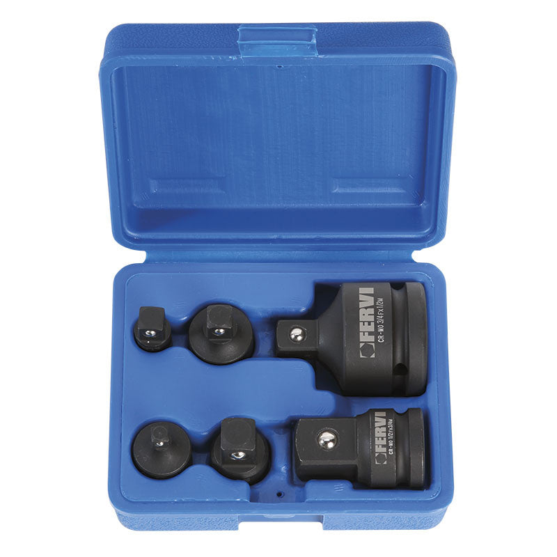 Set adattatori Bussole 1/4" 3/8" 1/2" 3/4" Fervi