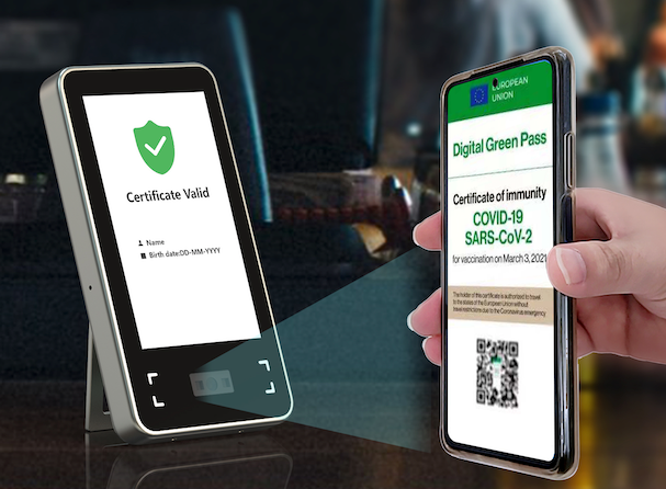 Barriera automatica con lettura Green Pass Ducati Home