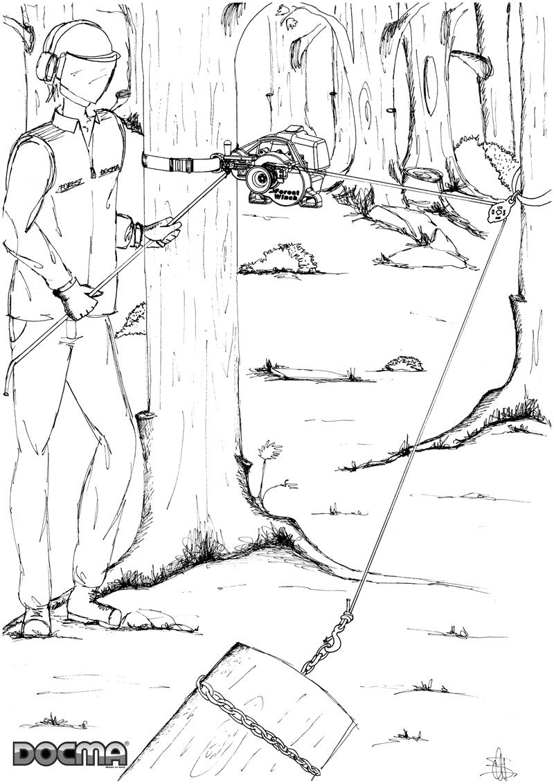 Carrucola Docma per Verricello Forestale