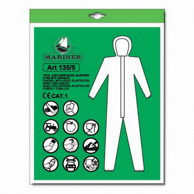 TUTA in t.n.t. microforato peso 40 g./mq Cod. 135/5 conf. 25pz.