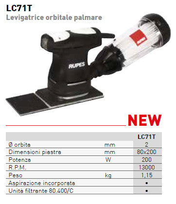 Levigatrice orbitale LC 71T Mini Rupes