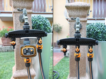 Distributore multi uscita per rubinetti filettati GF GARDEN