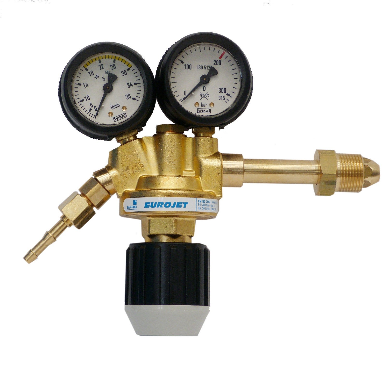 Riduttore Miscela Argon Saf-Fro manoflussuometro