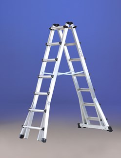 Scala telescopica extralarge con utilizzo solo a cavalletto Svelt BRAVISSIMA