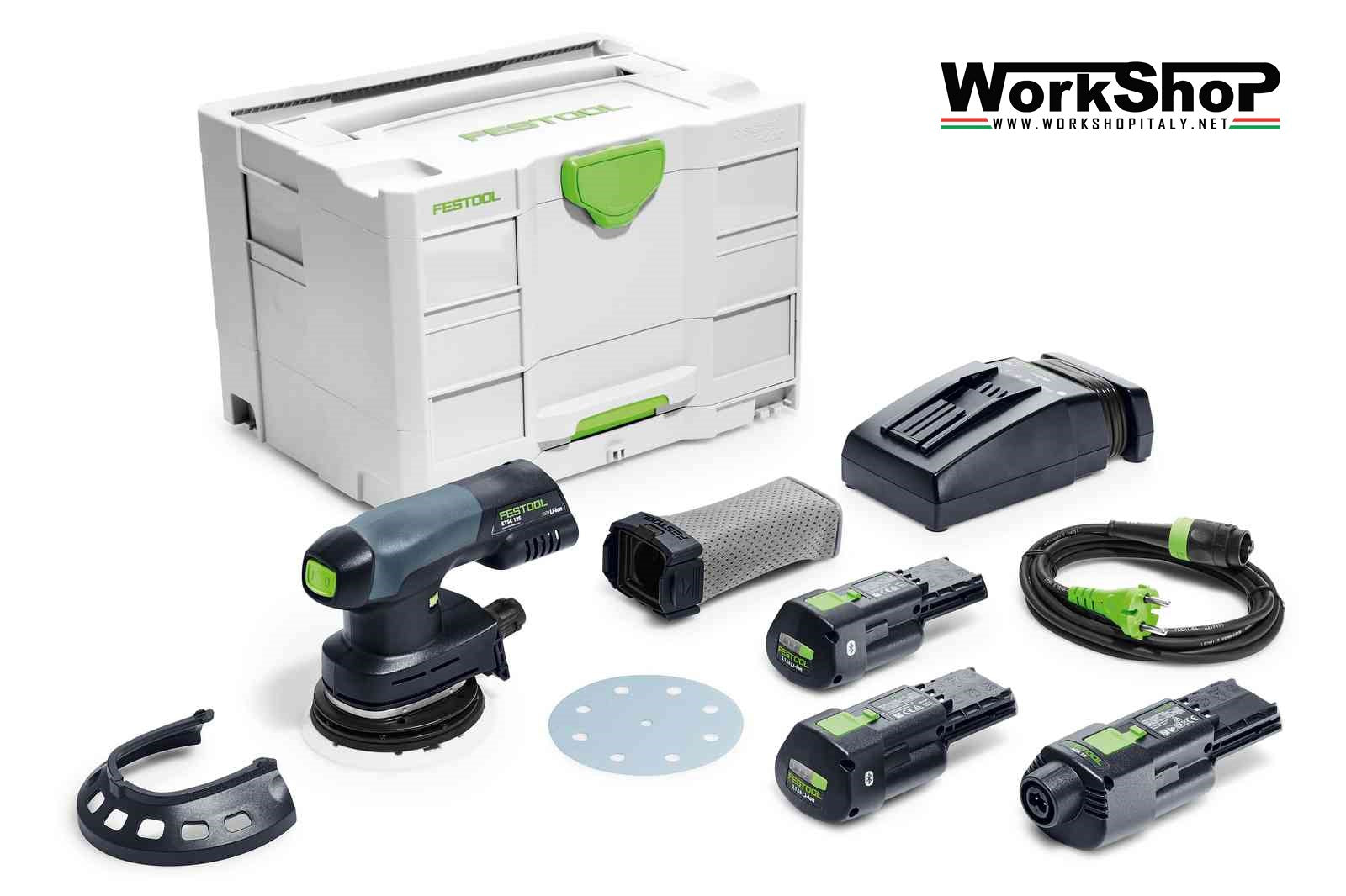 Levigatrice orbitale a batteria Festool ETSC 125-Li 3,1-Set