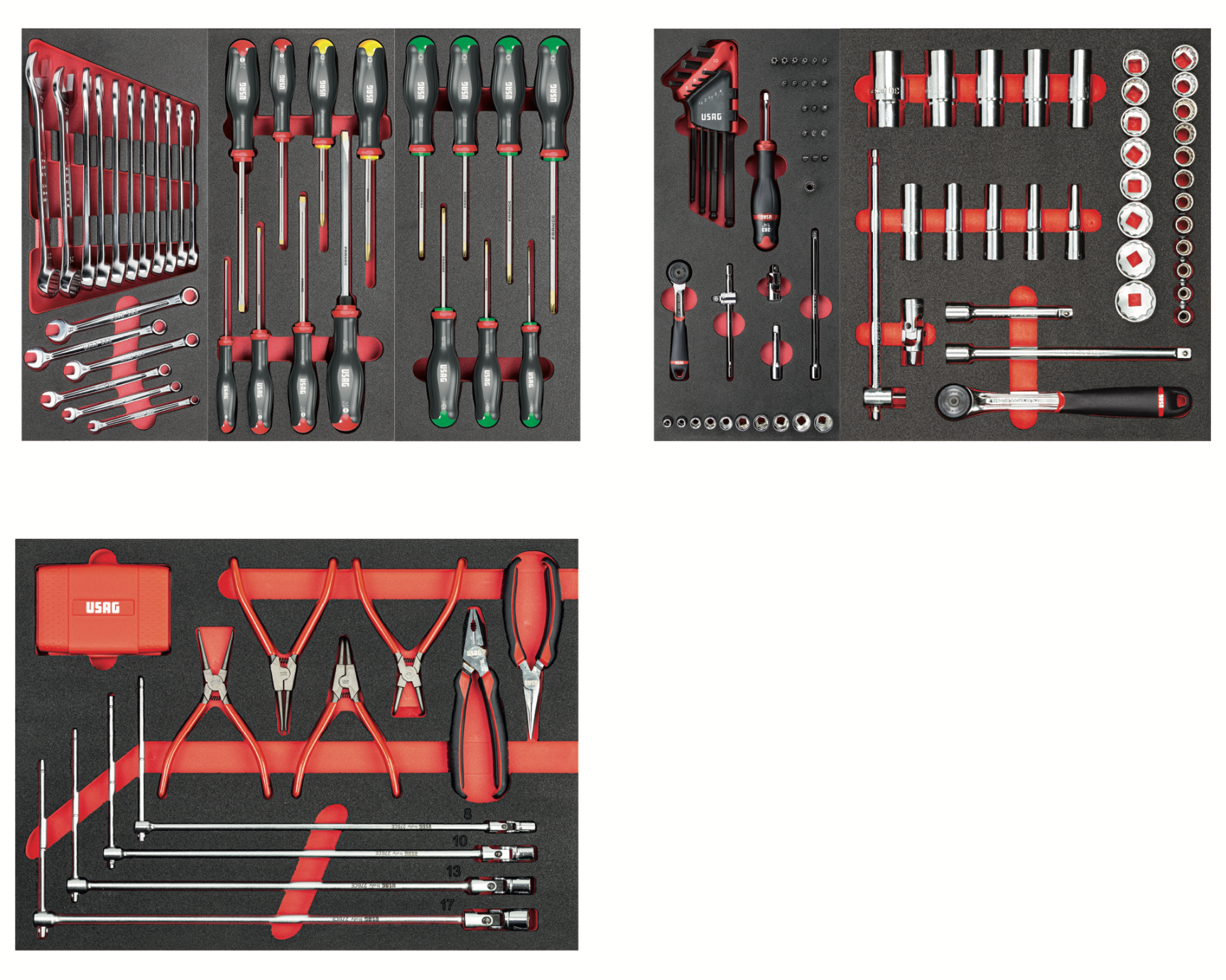 Carrello Usag 516 START con assortimento AUTORIPARAZIONE 495MAA 155pz