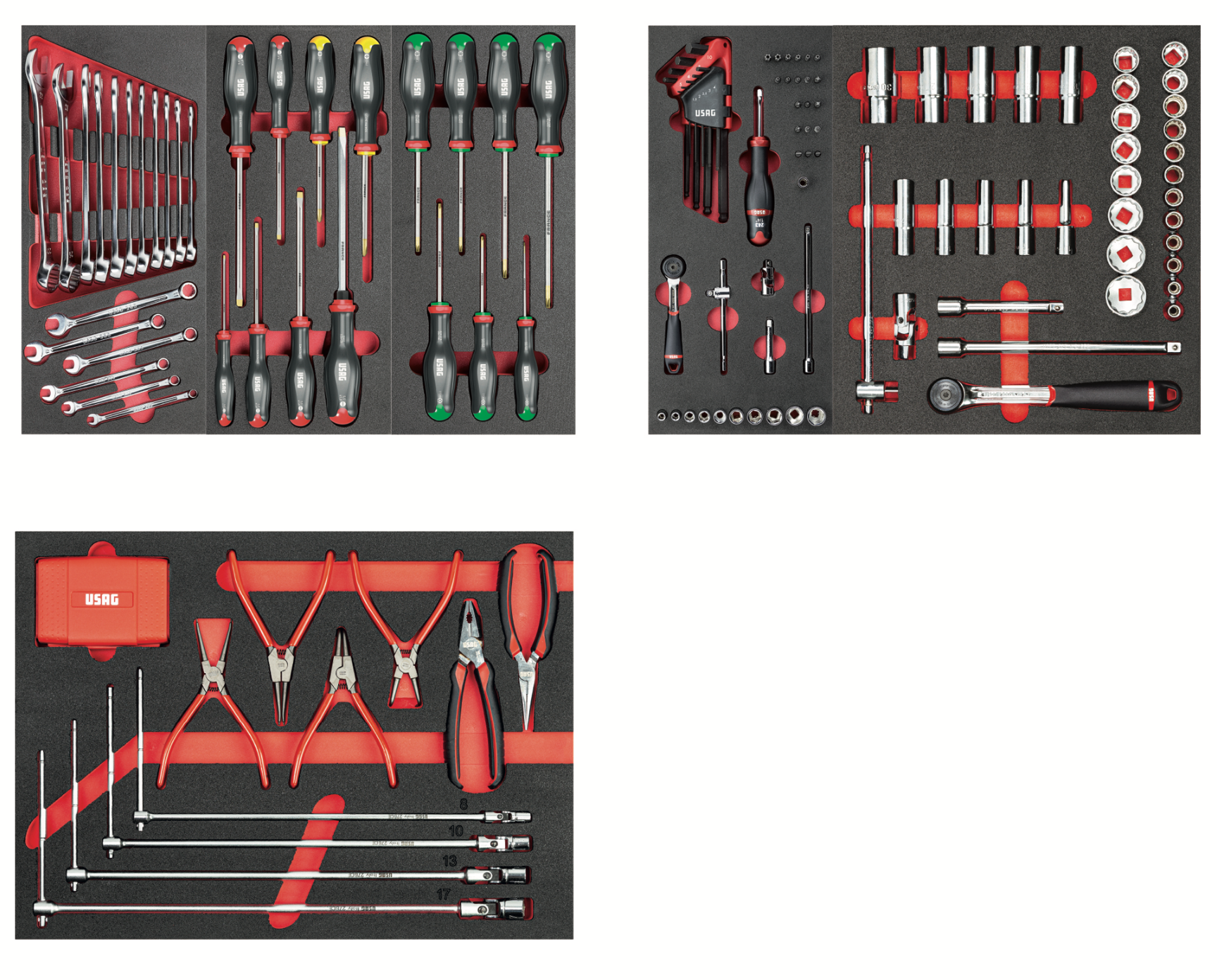 Carrello Usag 516 START con assortimento AUTORIPARAZIONE 495MAA 155pz