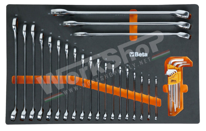 Allestimento Beta 406 Utensili in termoformato morbido Work Shop Italy Edition