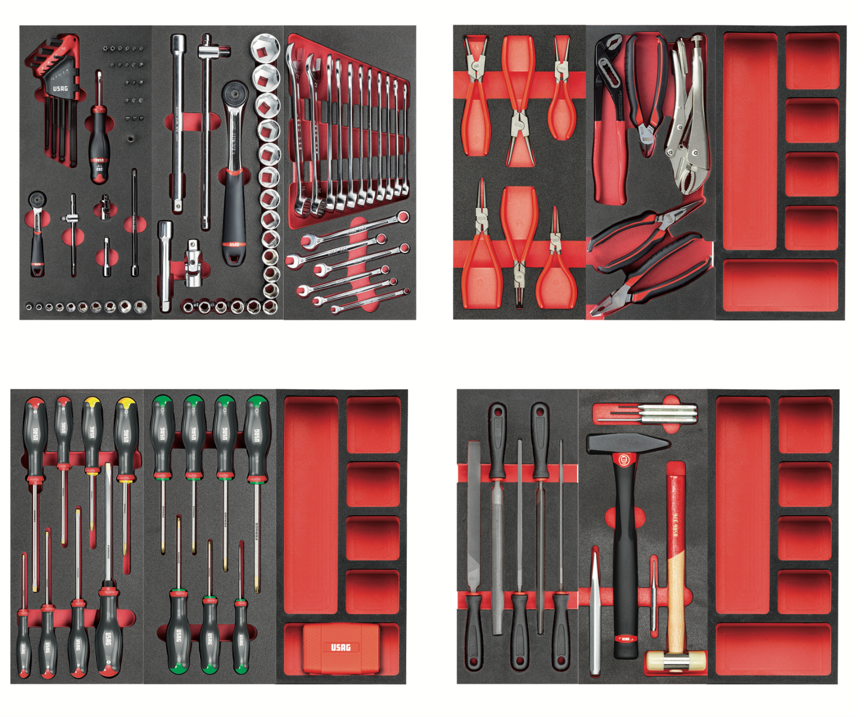 Carrello Usag START 516 ST6MM con assortimento MANUTENZIONE 495MB 156pz