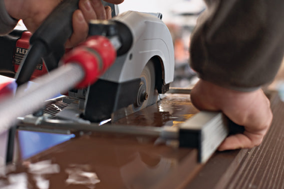 Troncatrice ad acqua con lama diamantata per pietre FLEX CS 60 WET