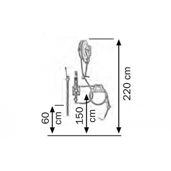 Aspiratore a pompa da parete per olio esausto Meclube