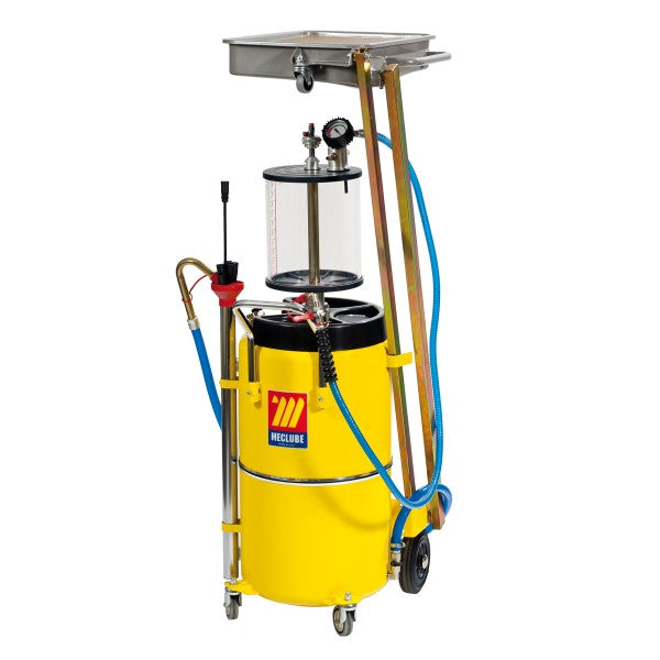 Aspiratore-recuperatore pneumatico olio esausto pantografo 90 l precamera Meclube