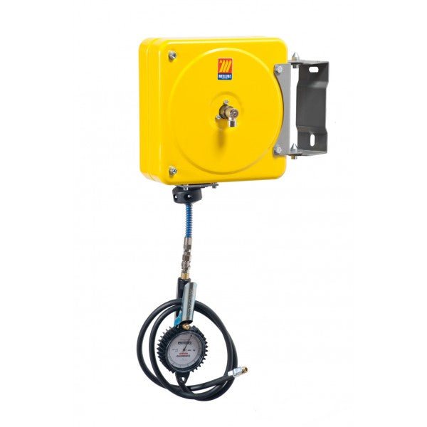 Avvolgitubo carenato orientabile per gonfiaggio pneumatici Meclube