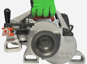 Verricello Forestale VF80 BOLT con 100mt. Fune 12mm