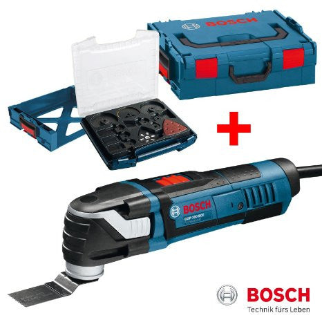 Utensile multifunzione Bosch GOP300SCE + 36 accessori Bosch Professional
