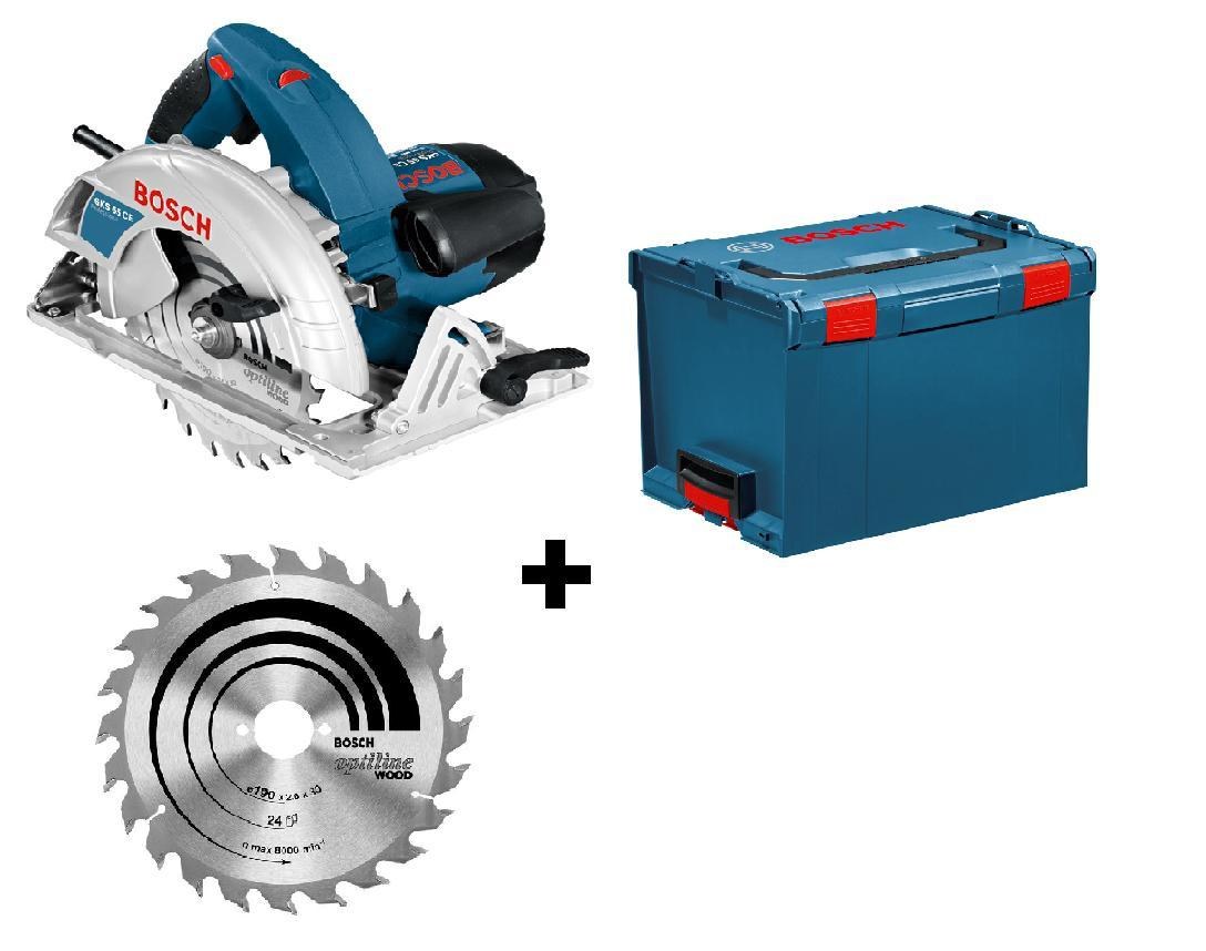 Sega circolare GKS 65 CE + lama omaggio Bosch Professional