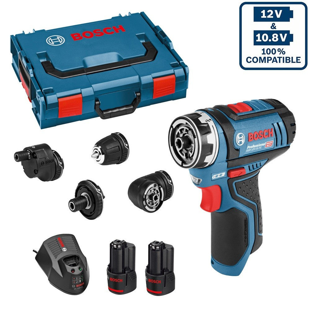 Trapano avvitatore GSR 12 V-15 FlexiClick Bosch Professional