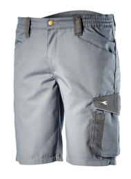 Bermuda Diadora "poly" colore grigio acciaio