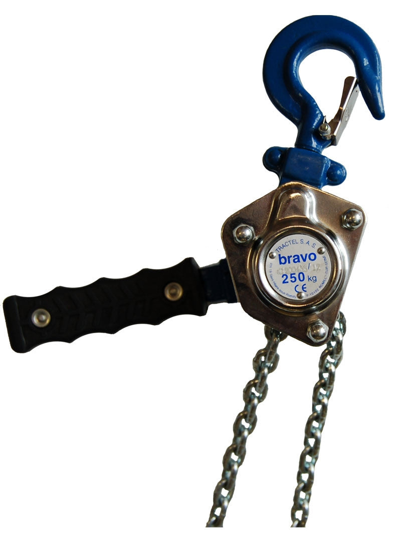 Paranchi a leva Bravo Tractel da 250kg a 9ton