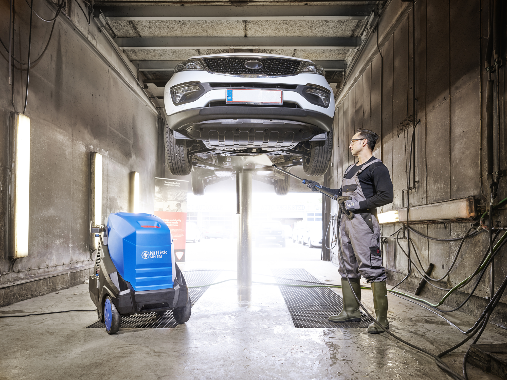 Idropulitrice Nilfisk MH 5M-200/960 FAX 400/3/50 EU professionale acqua calda