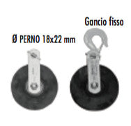 Carrucole con puleggia in nylon UT Tractel da 1 a 1,6 t